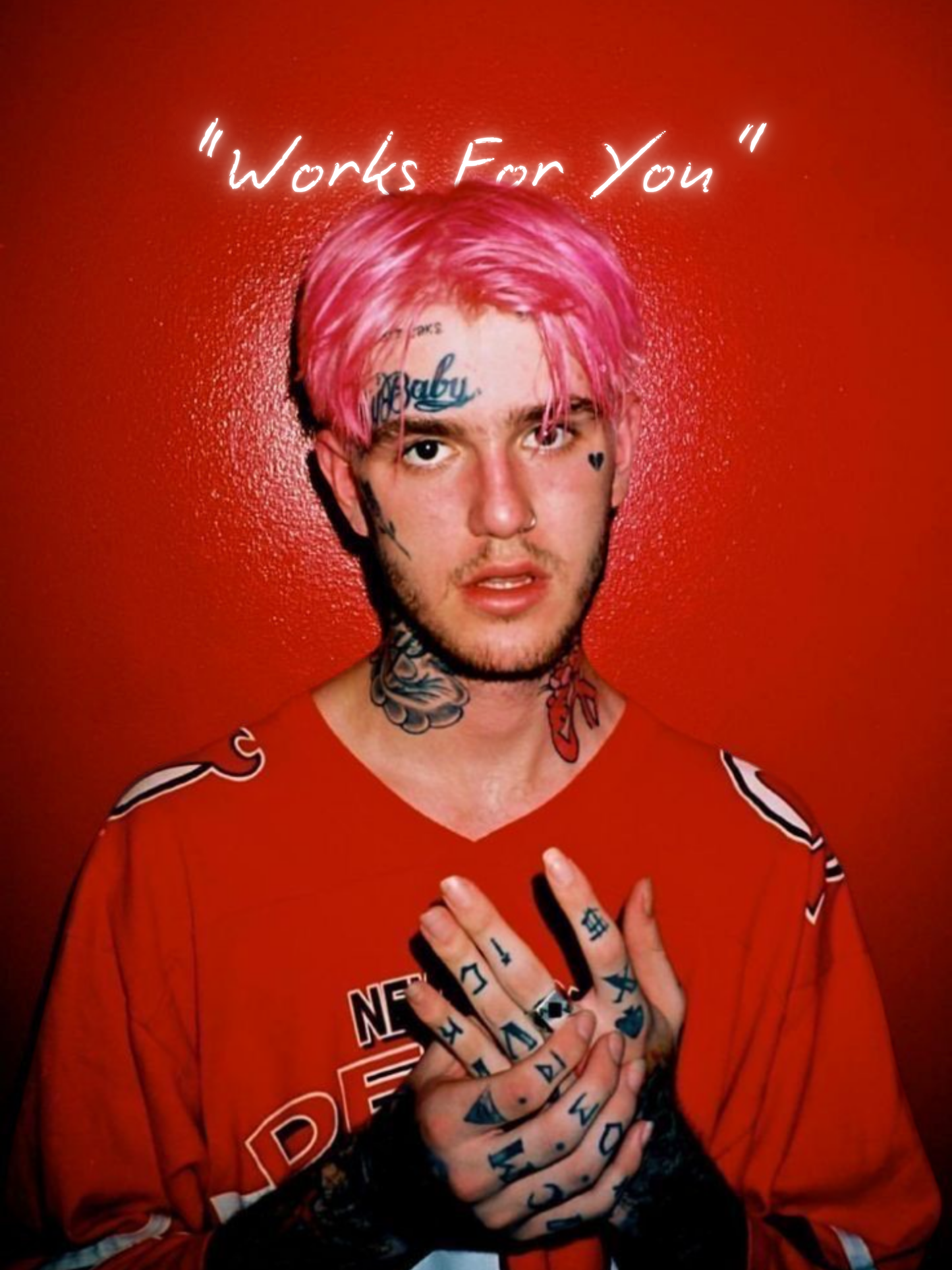 Cuadro Lil Peep "Works For You"