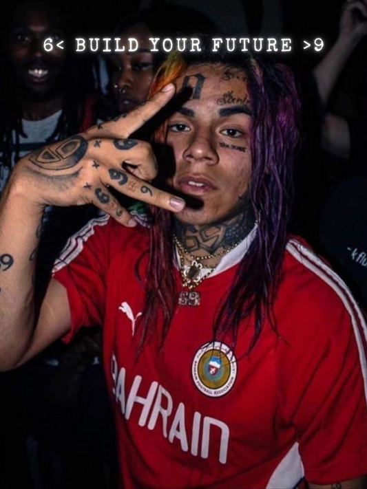 Cuadro 6ix9ine "6< Build Your Future >9"