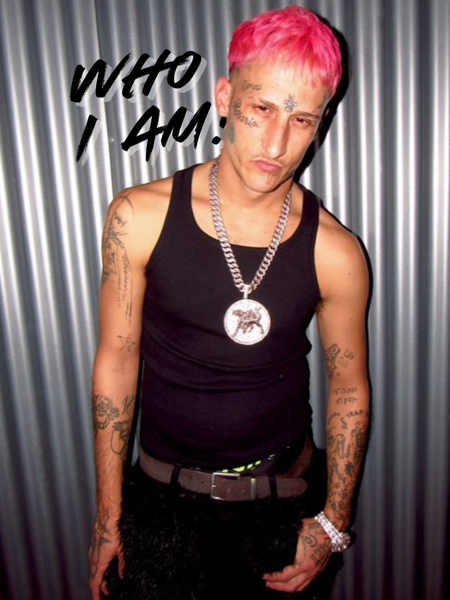 Cuadro Yung Beef "Who I Am!"
