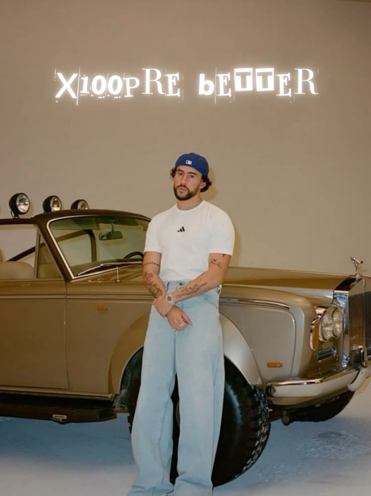 Cuadro Bad Bunny "X100pre Better"