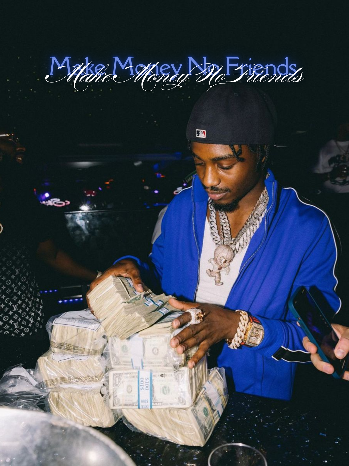 Cuadro Lil Tjay "Make Money No Friends"