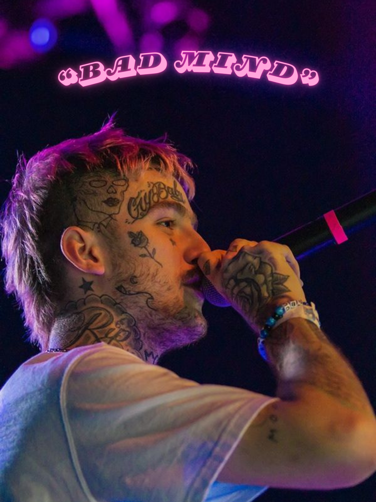 Cuadro LilPeep "Bad Mind"
