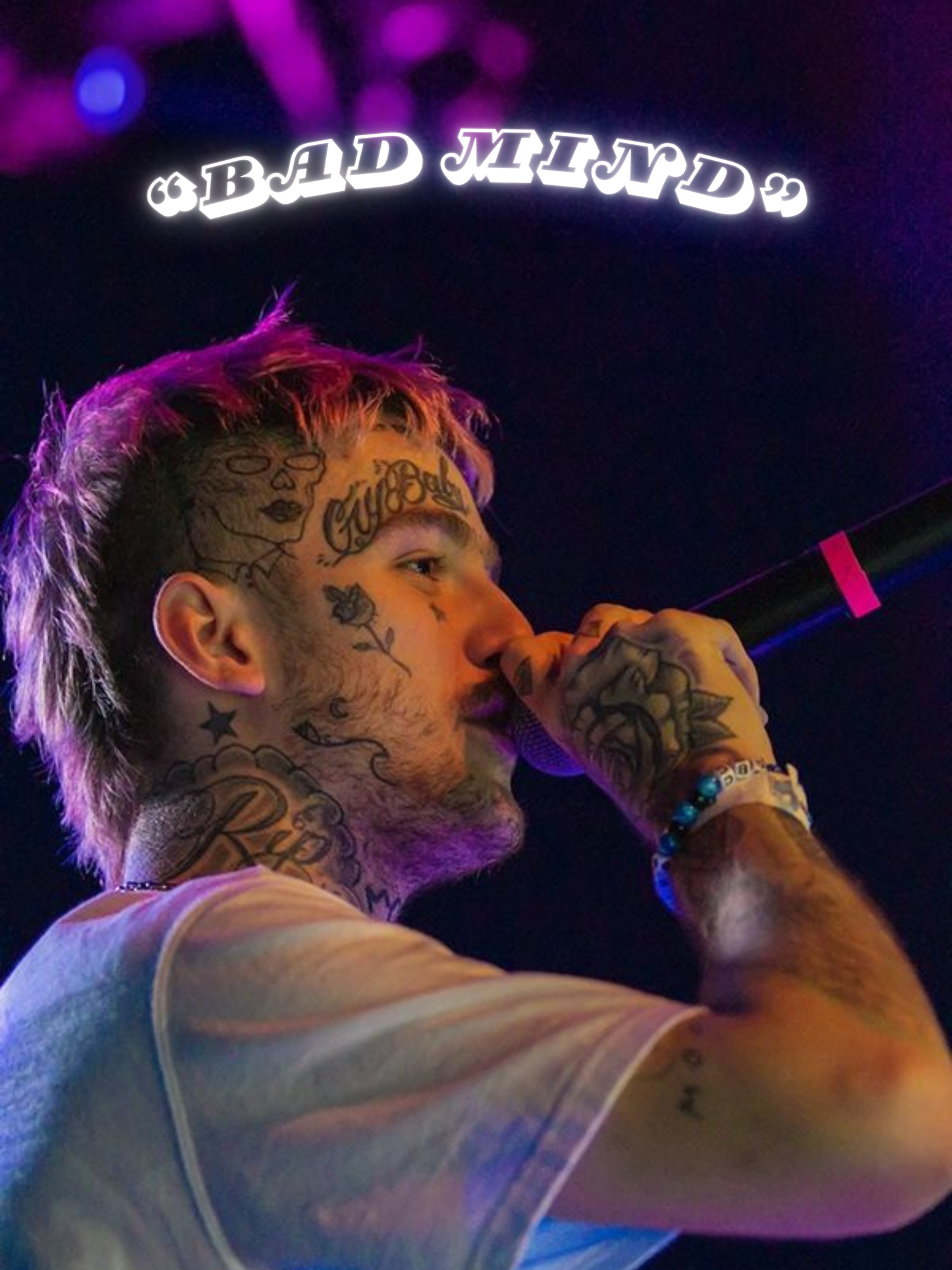 Cuadro LilPeep "Bad Mind"