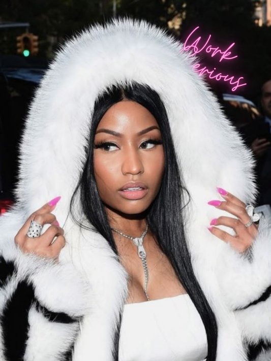 Cuadro Nicky Minaj "Work Serious"