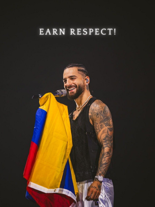 Cuadro Maluma "Earn Respect !"