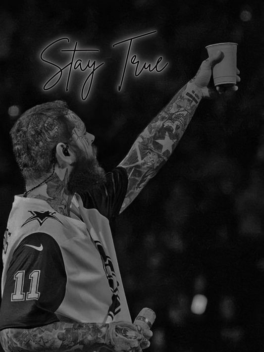Cuadro Post Malone "Stay True"