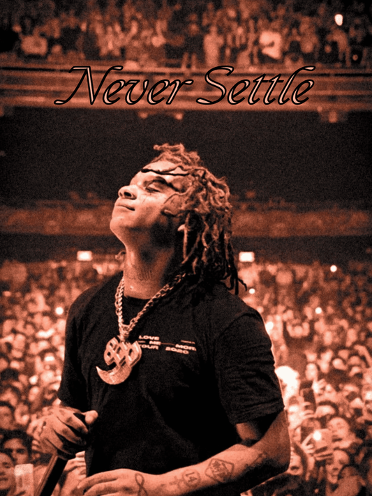 Cuadro Trippie Red "Never Settle"