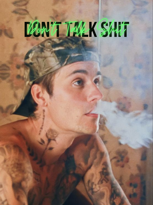 Cuadro Justin Bieber "Don't Talk Shit"