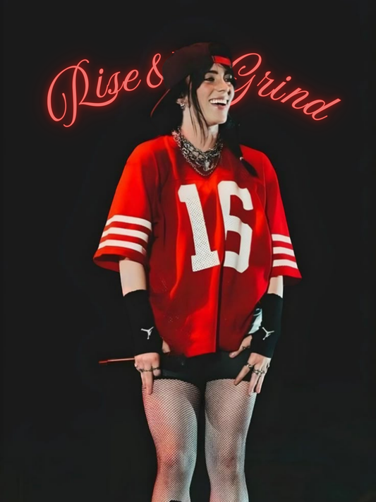 Cuadro Billie Eilish "Rise & Grind"
