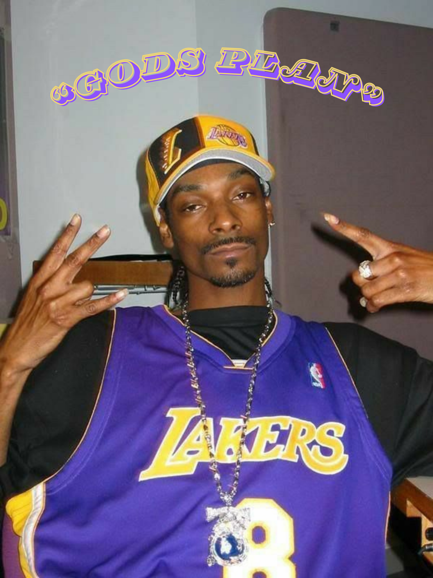 Cuadro SnoopDogg "Gods Plan"