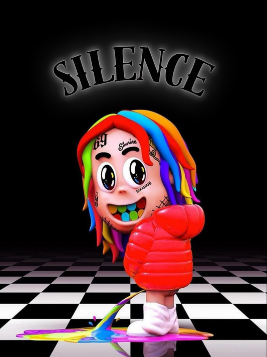Cuadro 6ix9ine "Silence"